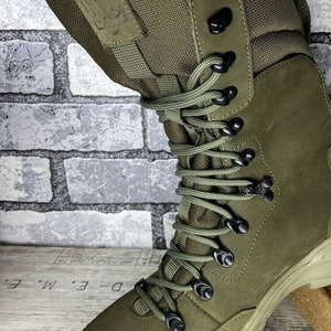 Ukrainian Leather Army Boots High-strength Combat Winter Boots