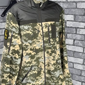 ウクライナ軍将校の冬暖かい迷彩ジャケット