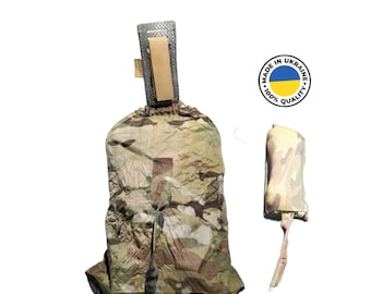 Multicam Molle Dump Pouch: Ultralight Ripstop Nylon Drop Bag