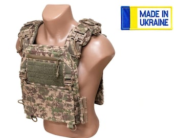 Chaleco portaplacas Airsoft Predator Camuflaje - Armadura corporal Hijak - Respuesta Predator del chaleco portaplacas gen.3