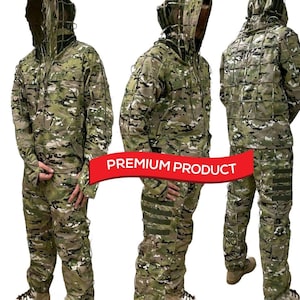 Camo Suit Gorka Sniper - Army camouflage Suit for snipers and saboteurs - Protective Suit with MOLLE- Ultimate Military Tactical Suit