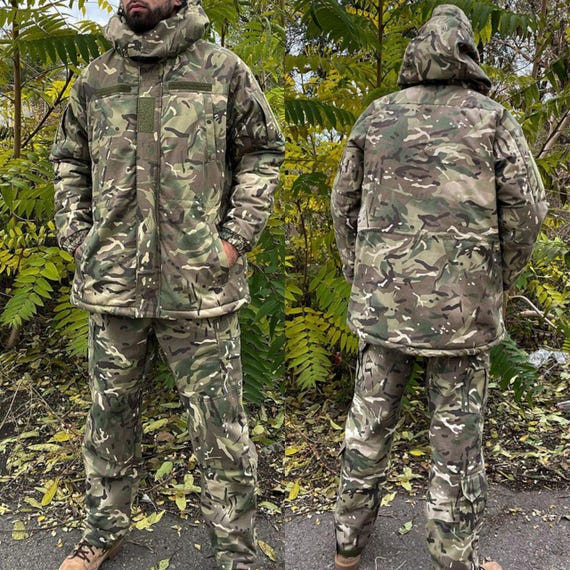Military Winter Jacket Bushlat Multicam– Tactical Army Coat Hooded