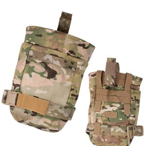 Professional Dump Pouch PTNPNX ProMax Molle USA Multicam with elastic removable leg girth (belt around the thigh) - Professional Drop Bag