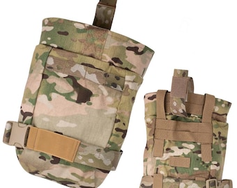 Professional Dump Pouch PTNPNX ProMax Molle USA Multicam with elastic removable leg girth (belt around the thigh) - Professional Drop Bag