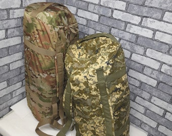 80L Outdoor Hiking Travel Backpack Men's Army Military Outdoor Tactical Rucksack Luggage Bag Sports Mountaineering Hiking. Army duffle bag.