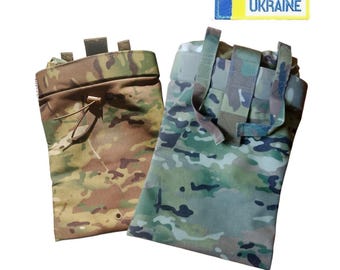 Tactical Drop Pouch: Cordura 1000D Molle Dump Bag, NIR Fabric