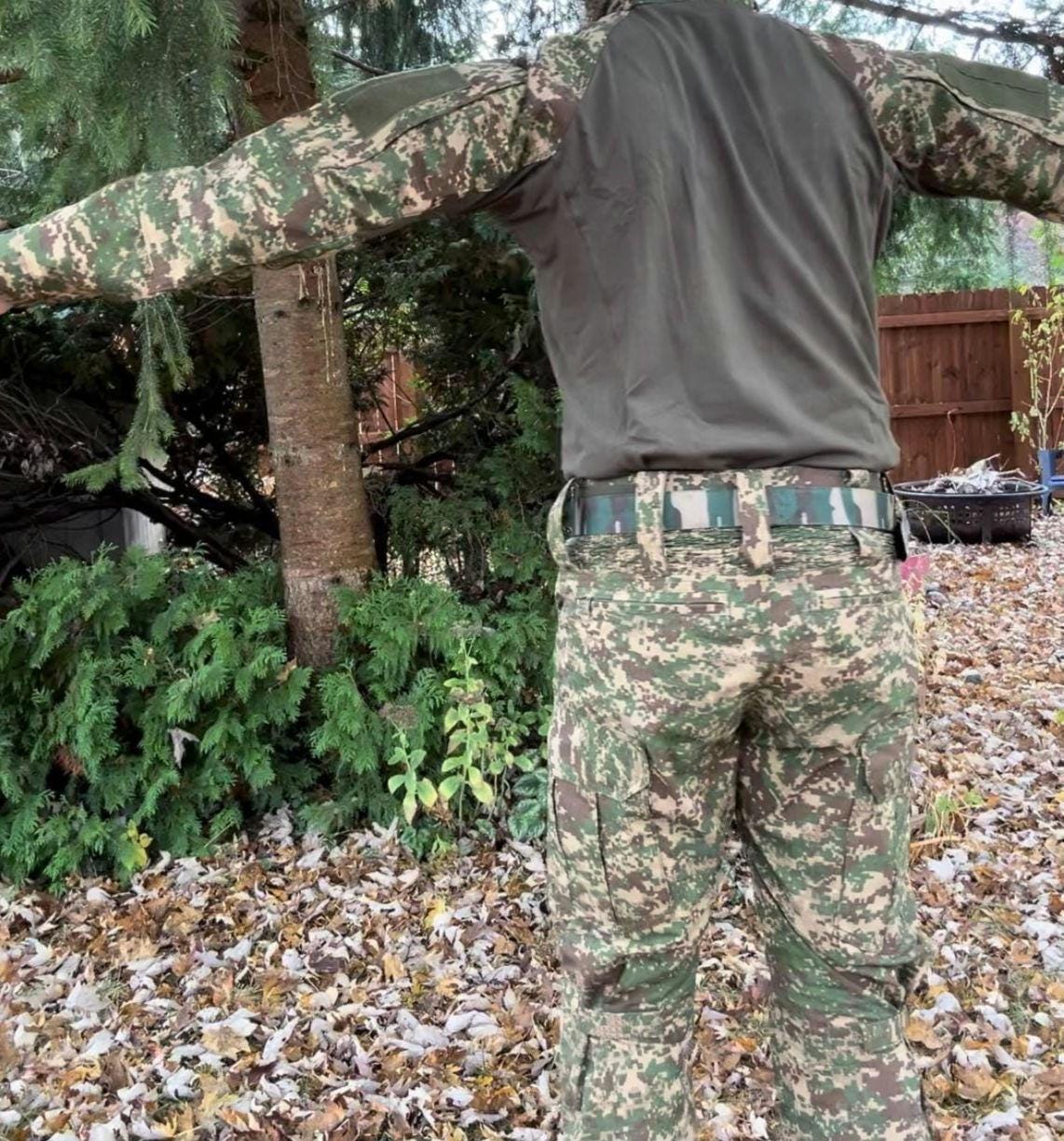 Ukrainian Pixel Combat Pants With Knee Pads. PREDATOR Pixel