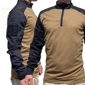 Ukrainian Tactical Shirt - Under Body Armor Combat Shirt - UBAKS - Uniform of the Armed Forces of Ukraine. Vintage Military Shirt