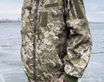 ウクライナ軍放出品　国旗パッチ付きPIXL CAMO 迷彩ジャケット　MM-18 ウクライナ軍放出品 国旗パッチ付きPIXL CAMO 迷彩ジャケット MM