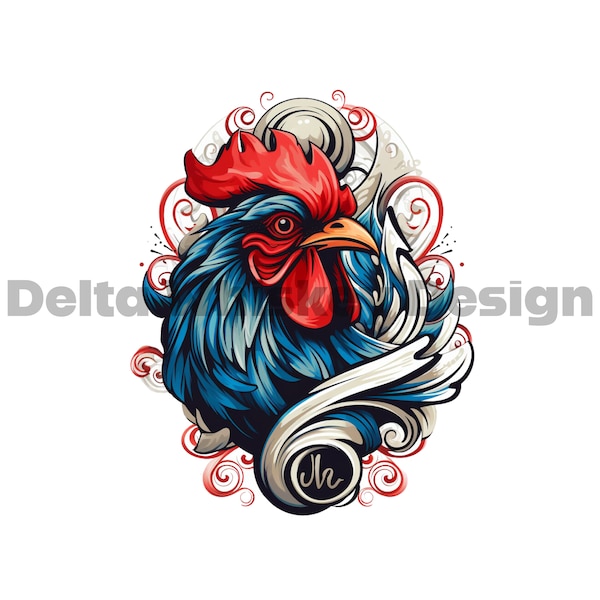 Rooster SVG clipart, Rooster SVG Design, PNG, Farm T-Shirts, Hats, Stickers, Decals, Party Decorations, Scrapbooks