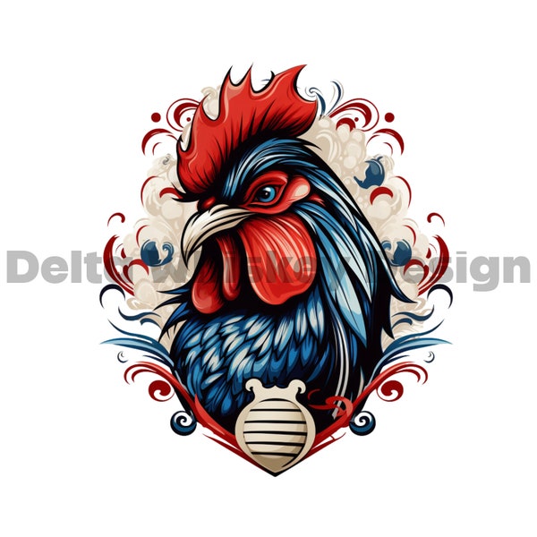 Rooster SVG clipart, Rooster SVG Design, PNG, Farm T-Shirts, Hats, Stickers, Decals, Party Decorations, Scrapbooks