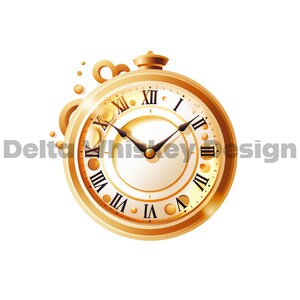 Pocket Watch SVG logo | Digital Logo | resin clock logo | SVG logo file | watch logo | clock logo | cartier watch logo