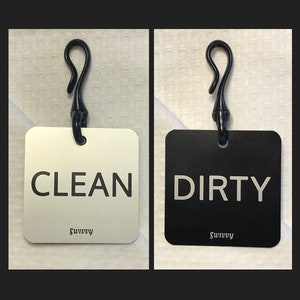 Dirty Clean Dishwasher Sign - Temu