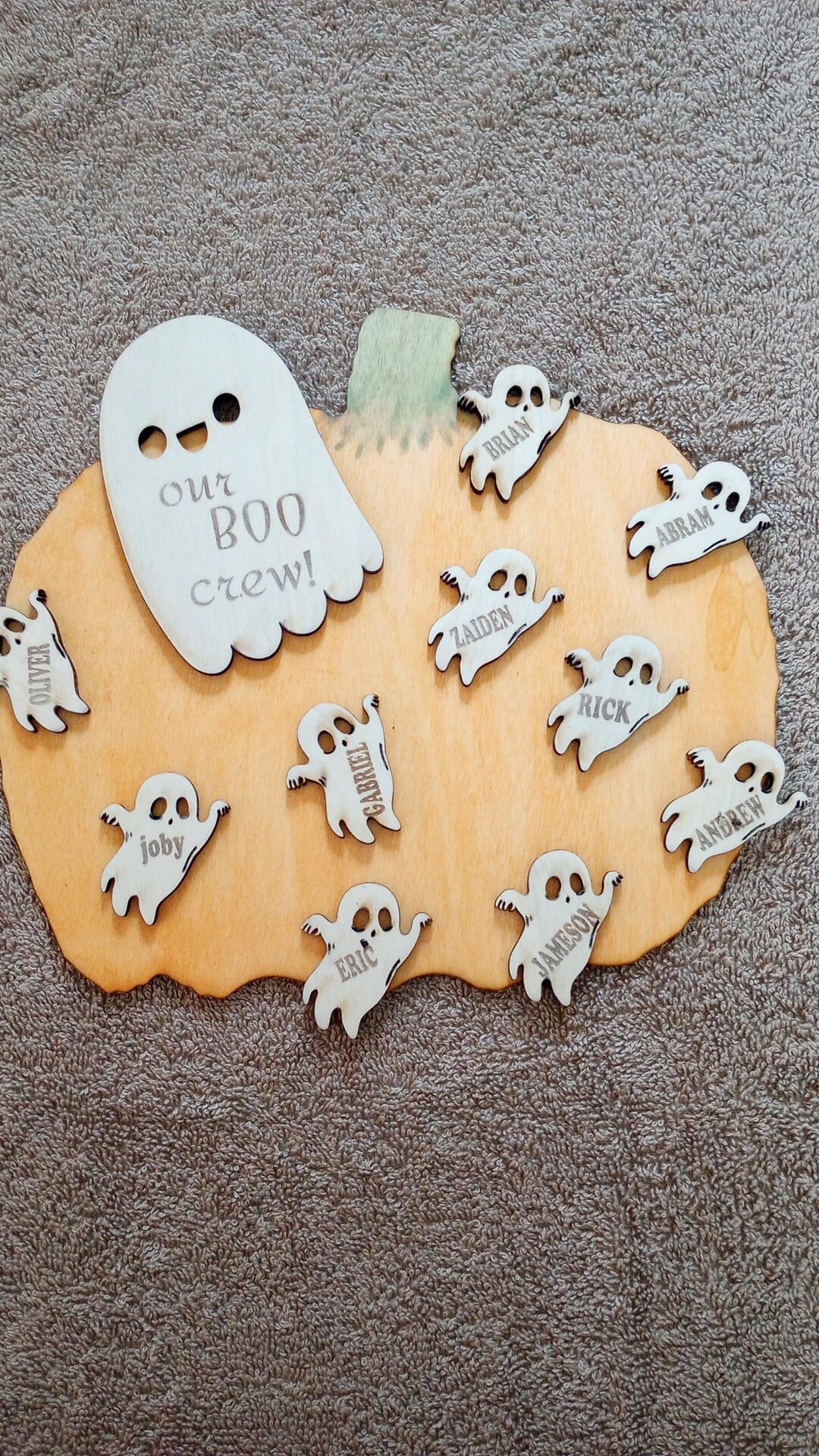 Personalized Boo Crew Sign - Etsy