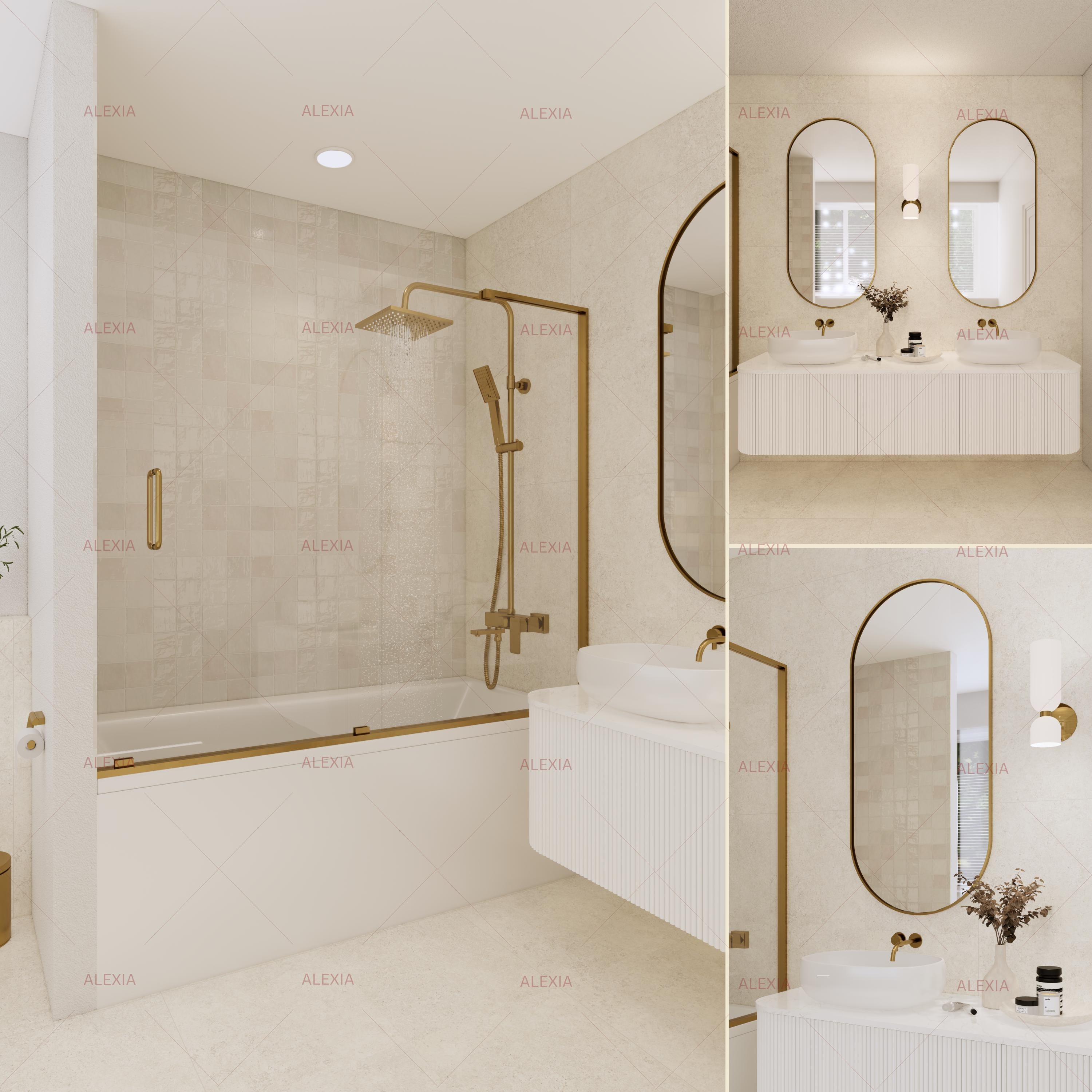 CUSTOM 3D BATHROOM Design | Interior Design | Bathroom Renovation ...