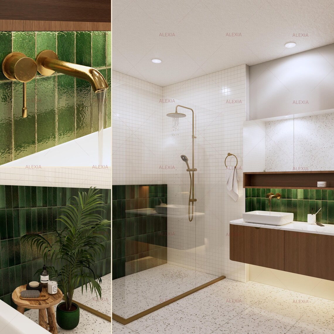 CUSTOM 3D BATHROOM Design | Interior Design | Bathroom Renovation ...