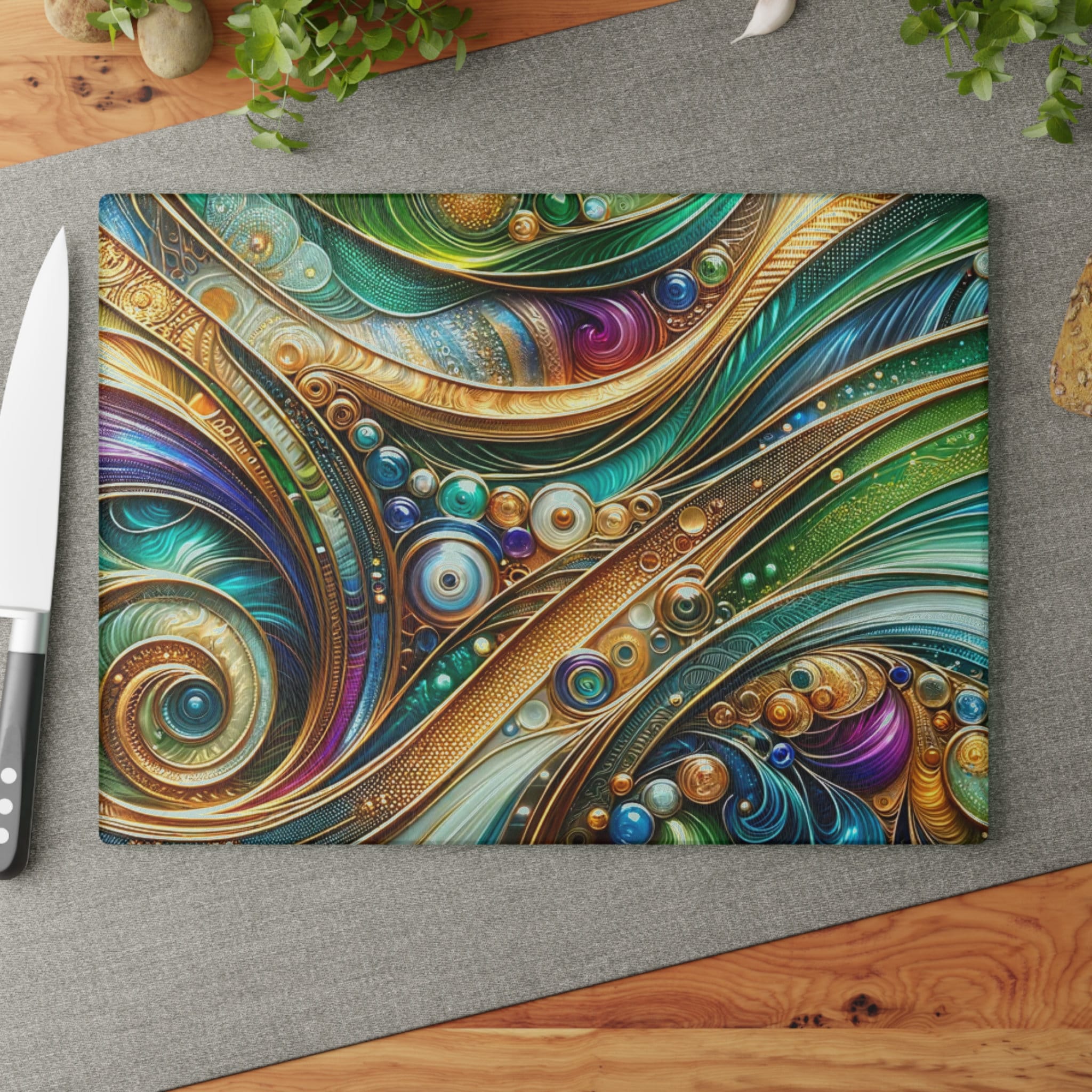 Sassy Brain Glass Cutting Board