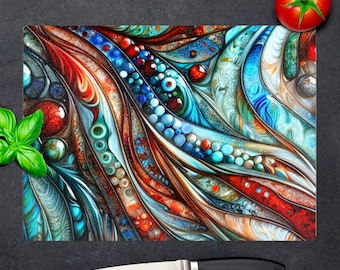 Glass Cutting Board, Charcuterie Board, Stunning Look, Kitchen Decor, Gifts For Weddings, Housewarming Gifts, Kitchen Platter