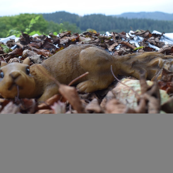 Eichhorn Nagetier Deko Wand Eichhörnchen Gartenfigur