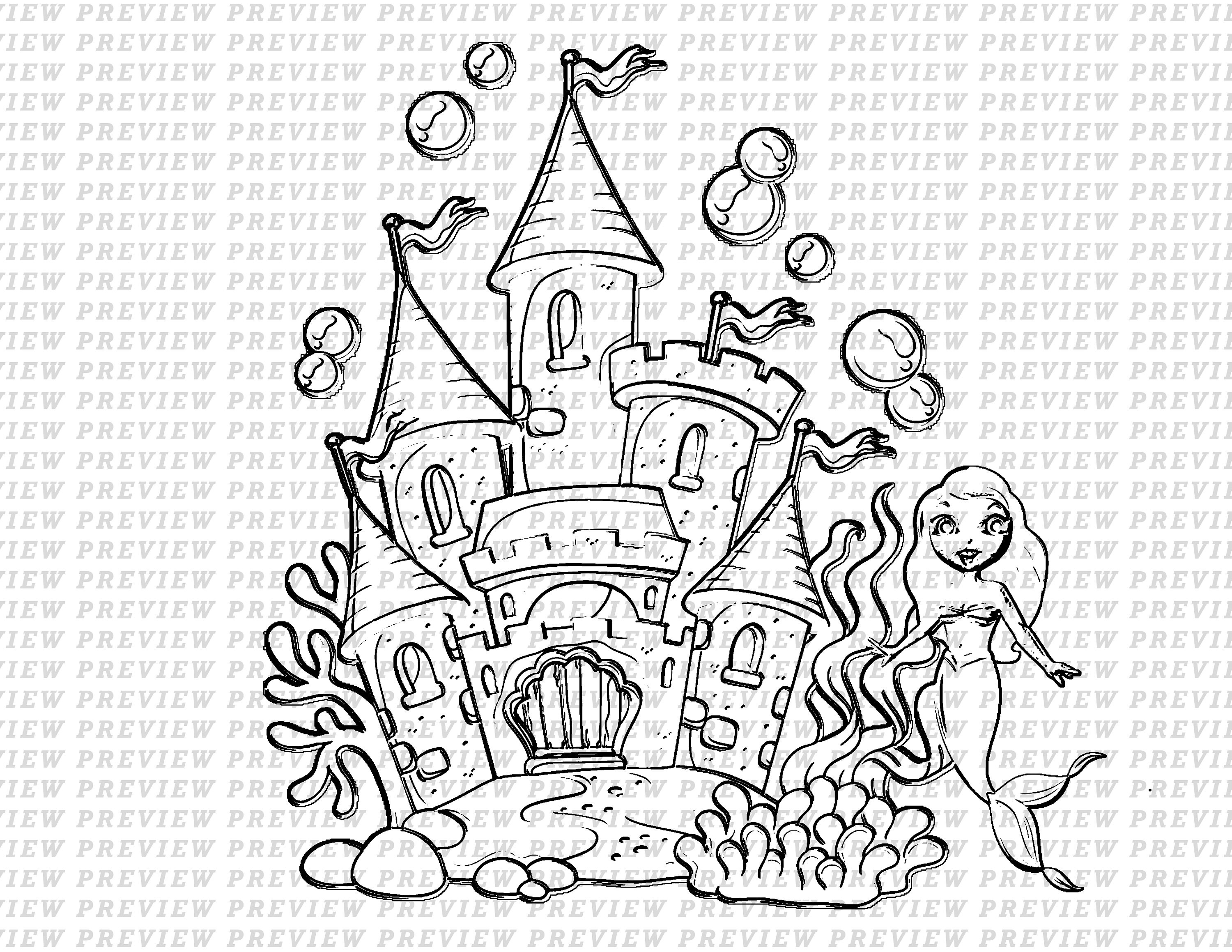 DIGITAL - Princess Coloring Pack (5 IMAGES!) - Etsy
