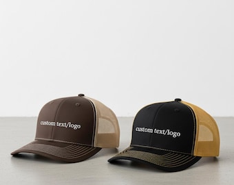 Custom Embroidered Richardson 112 Trucker Hat | Personalized Logo Snapback Cap