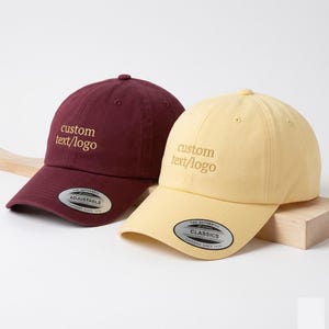Custom Embroidered YP Classics 6245PT Dad Hat | Peached Cotton Twill Low Profile