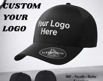 Custom Embroidered Flexfit Delta Hat | Seamless Performance Cap, Athletic Stretch