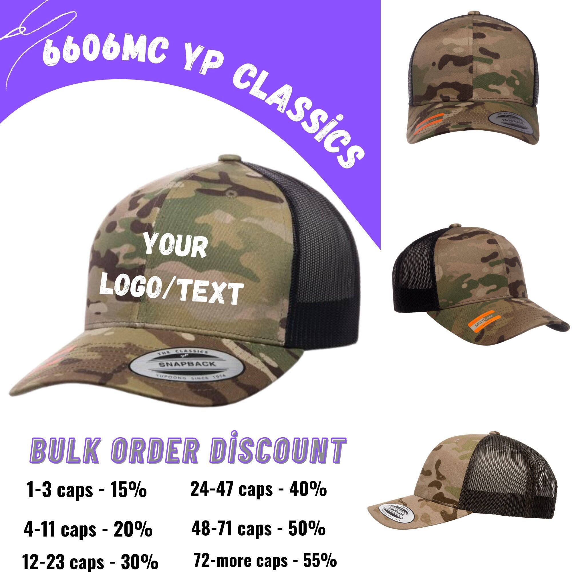 Cap - Etsy Multicam