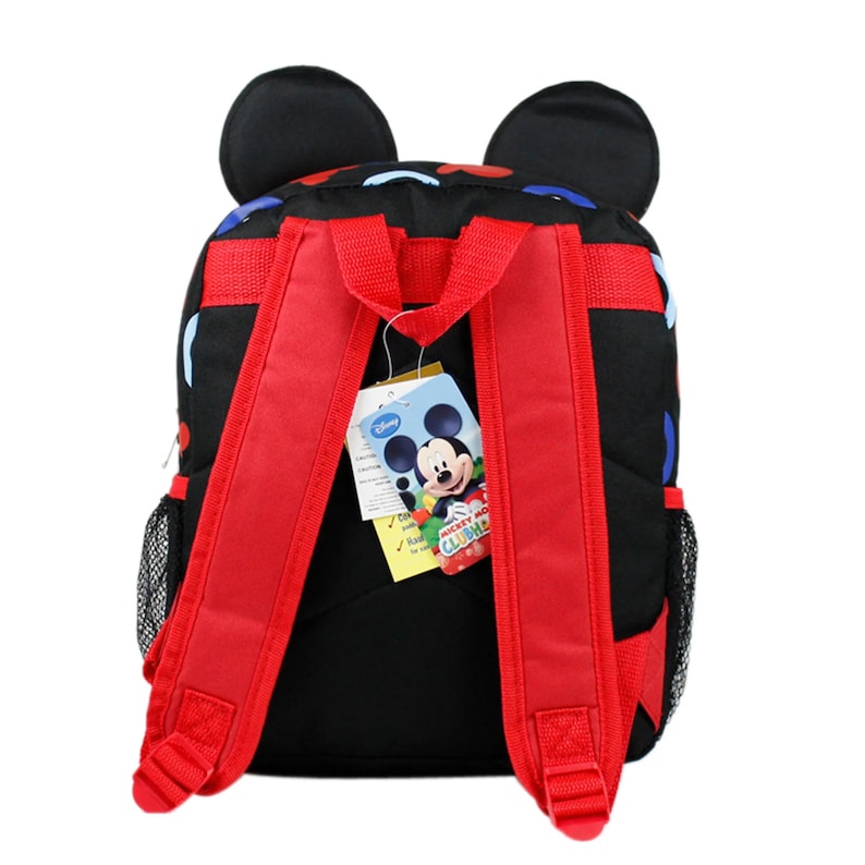 Disney Mickey Face Backpack, Mickey Mouse School Backpack, Personalized