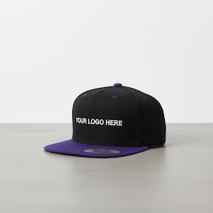 Anpassad broderad platt snapback-keps | YP Classics 6089 M Streetwear-keps