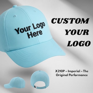 Individuell bestickte Imperial X210P Performance Cap | Leichte Golf-Kappe (personalisiertes Logo)