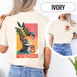 Trans People Have Always Existed | LGBTQ+ Pride Tee | Feminist Inclusive Vintage Style | T-Shirt Retro Comfort Colors Shirt