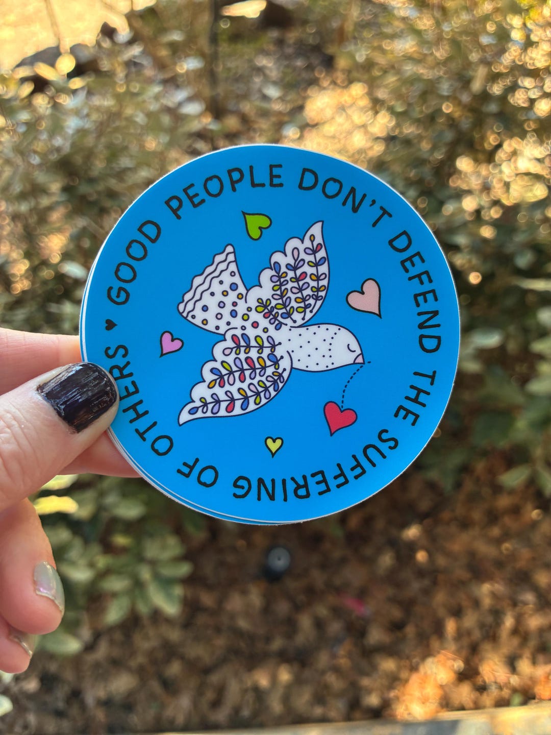 Others Sticker Good People Don't Defend the Suffering of Others Sticker Social Justice ...