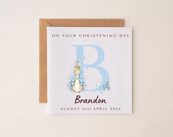 Biglietto Di Battesimo Personalizzato Per La Sorellina Di Peter Rabbit - Foto 10