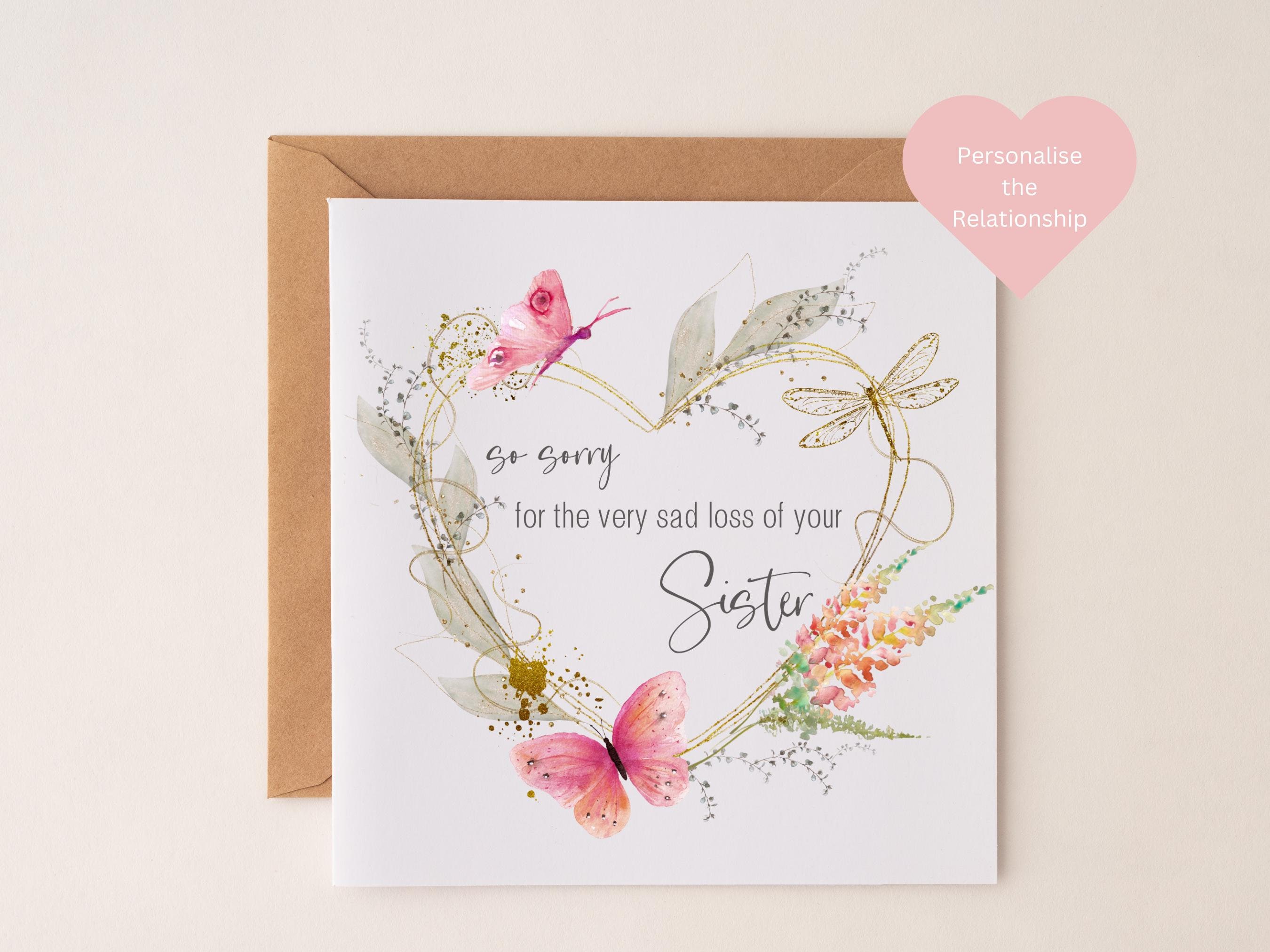 Biglietto Di Condoglianze Con Cuore Dorato "One Day At A Time" - Old English Company - Con Busta, FSC, Fatto In Inghilterra