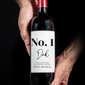 No1 Papa Onkel Opa Urgroßvater Bruder Wein Etikett Alkohol Spaß Etikett Geburtstagsgeschenk Weihnachtsgeschenk Für Ihn Wein Etikett Vatertag