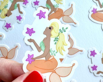 Mermaid Vinyl Sticker Waterproof Laptop Water Bottle Phone Case Notebook Decoration Girl Kid Birthday Gift Ocean Theme Beach Design Planner