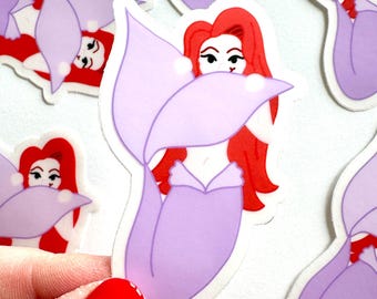 Mermaid Vinyl Sticker Waterproof Laptop Bottle Phone Case Decoration Notebook Planner Journal Scrapbook Supplies Gift Ocean Fantasy