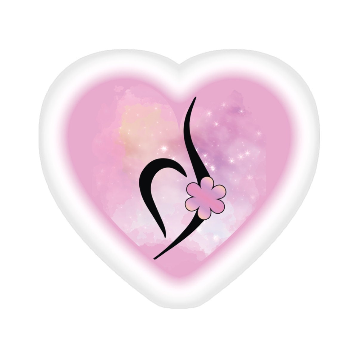 Anorexia Symbol Kiss Cut Sticker Decal for Journal Notebook Laptop ...