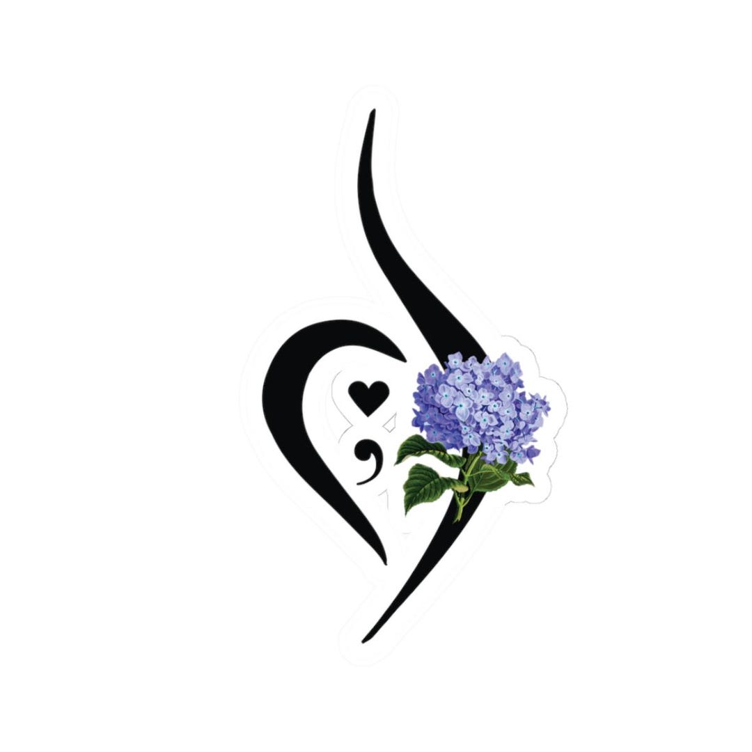Semicolon Decal Eating Disorder Symbol Sticker Mental Health Recovery ...
