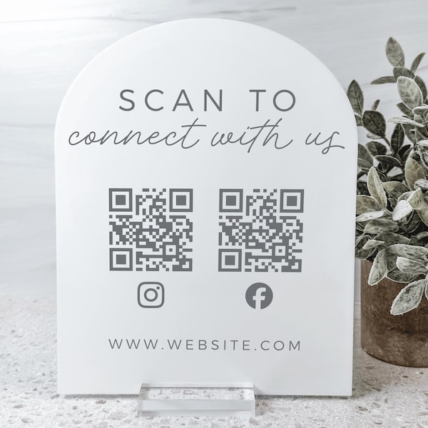 Mountable Qr Code Wall Mount Qr Code - Etsy