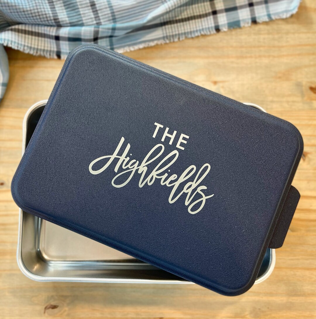 Custom Engraved Cake Pan Personalized Cake Pan Aluminum Cake Etsy