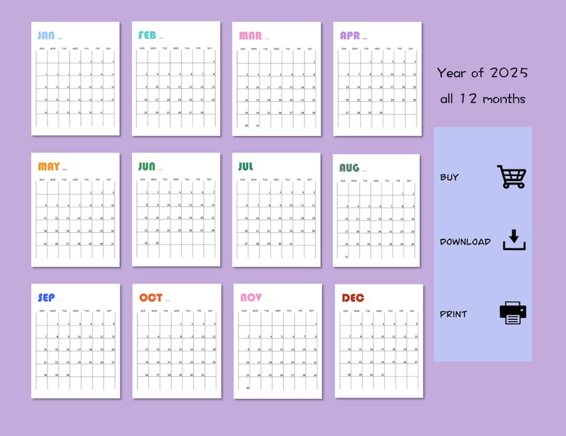 2024 amp 2025 Printable Calendar - Il 794xN.6003169717 N1pp