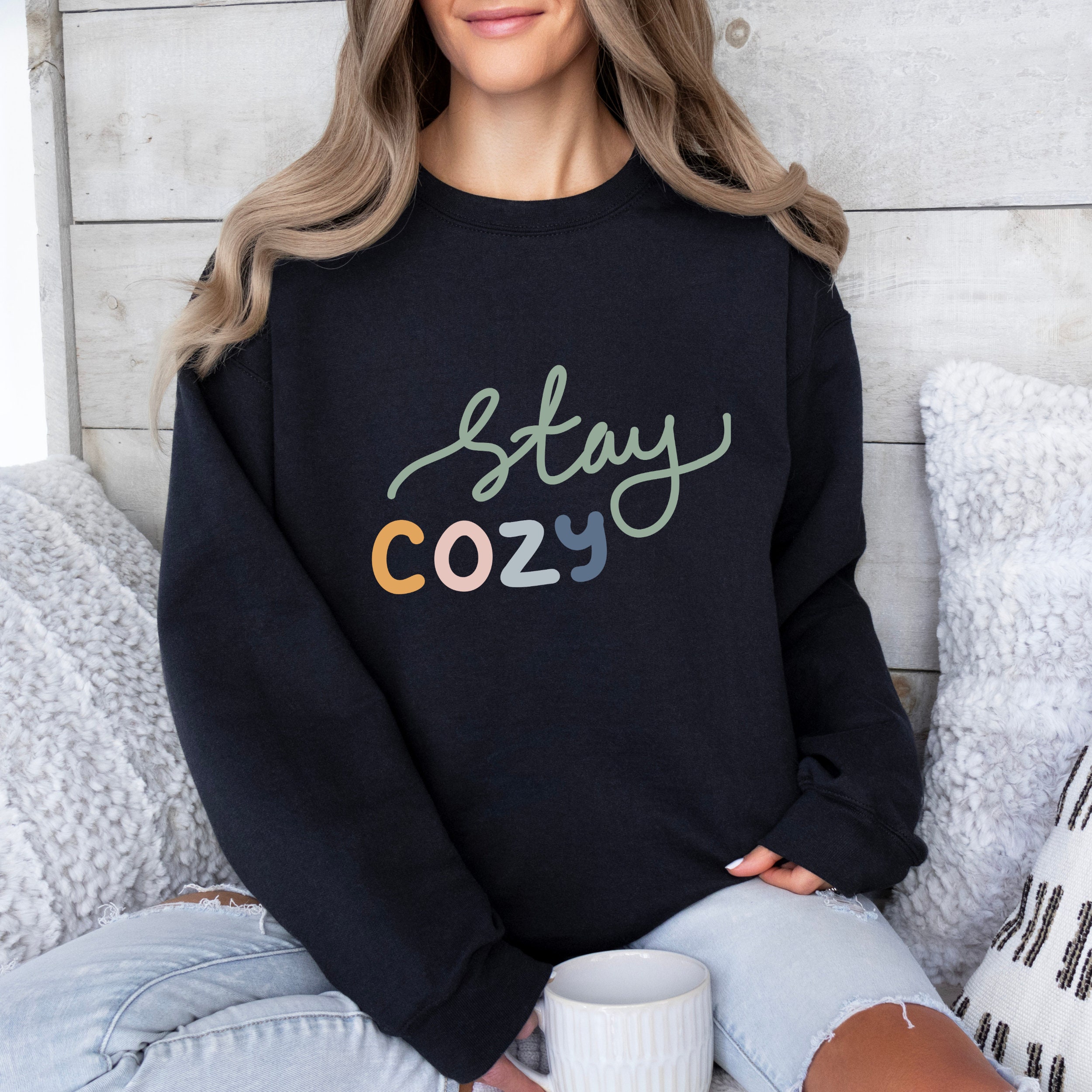 Cozy Season Sweatshirt, Get Cozy Sweatshirt, Cozy Season Merry ...