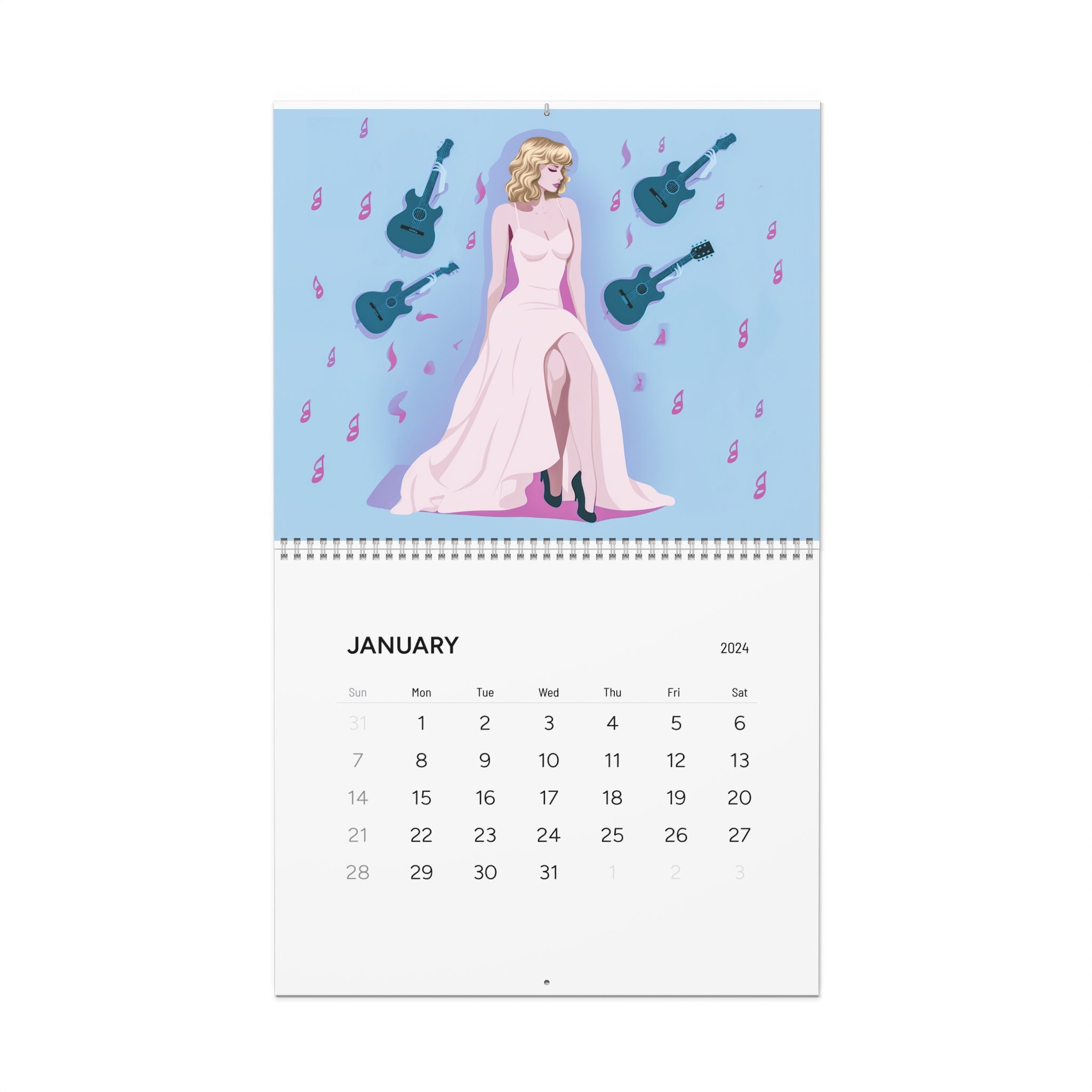 Taylor 2024 Calendar Taylor Version Calendar Eras Tour Gift Taylor Era ...