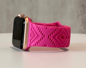 Aztec, Tribal, Boho Watch Band Compatible with Apple Watch Series 1-9, 38mm, 40mm, 41mm, 42mm, 44mm, 45mm, 49mm, SE, SE2, Ultra, Ultra 2