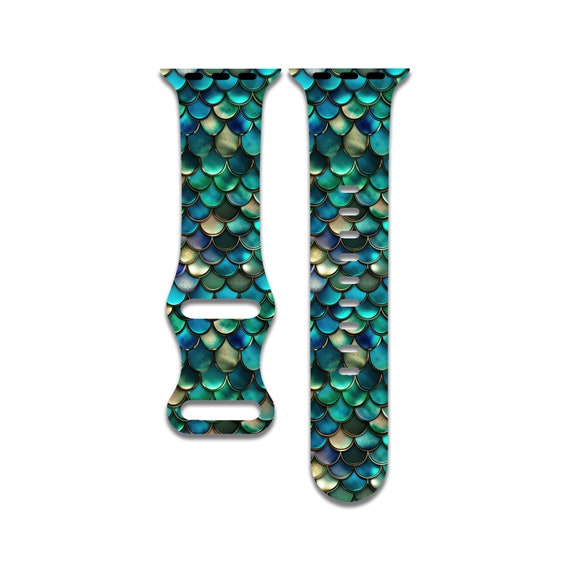 Emerald Scales Band Compatible With Apple Watch Series 1 9 38mm 40mm 41mm 42mm 44mm 45mm 49mm SE SE2 Ultra Ultra 2 Colorful Etsy