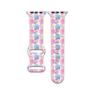 Umbrella Girl, Love, Ocean Watch Band Compatible with Apple Watch Series 1-9, 38mm, 40mm, 41mm, 42mm, 44mm, 45mm, 49mm, SE, SE2, Ultra 2
