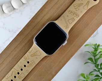 Dentist, Dentistry, Hygienist Watch Band, Dental Compatible with Apple Watch Series 1-9, 38mm, 40mm, 41mm, 42mm, 44mm, 45mm, 49mm, SE, SE2