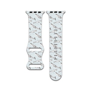 Humpback Whale, Sea life Watch Band Compatible with Apple Watch Series 1-9, 38mm, 40mm, 41mm, 42mm, 44mm, 45mm, 49mm, SE, SE2, Ultra 2